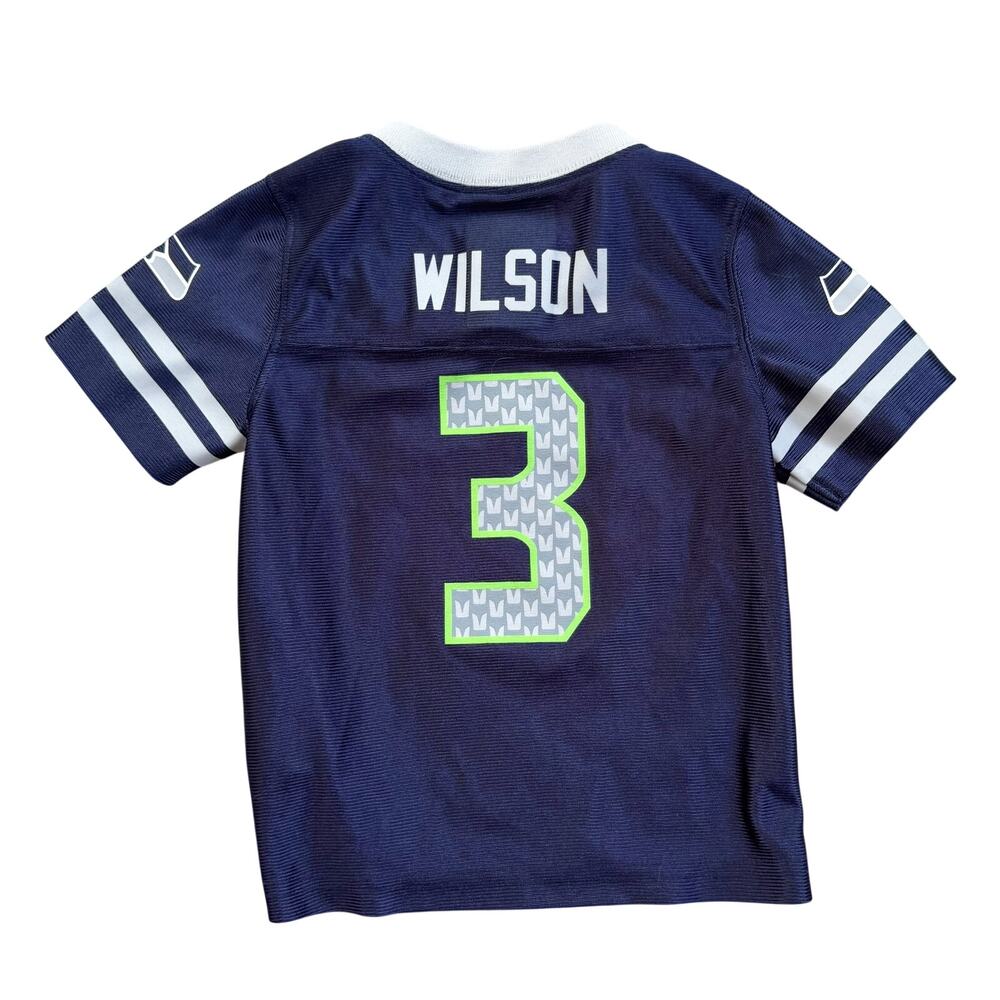 NFL Seattle Seahawks Jersey Team Apparel Russell Wilson #3 Toddler Sz 24M